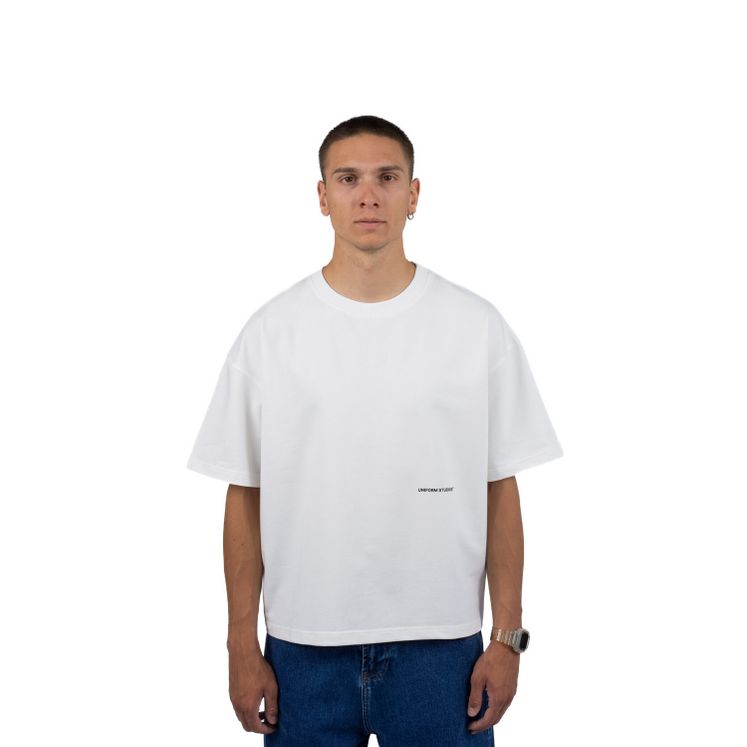 Футболка UNIFORM Boxy, молочный