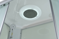 Душевая кабина AvaCan (АваКан) C2012L LED с низким поддоном, с ГМ, с электрикой и LED освещением, 120х80х215