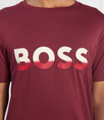 футболка tee 1 BOSS GREEN - бордовый(50477616)