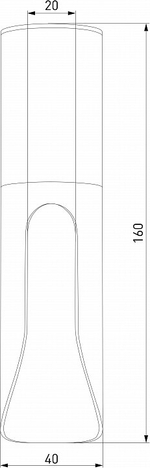 Накладной светильник Elektrostandard Apex 25113/LED 7W 3000K черный