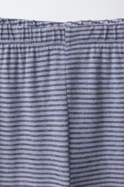 ZARA ПИЖАМА В ПОЛОСКУ, СЕРО-СИНИЙ