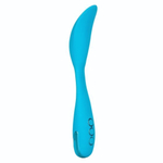 Голубой гнущийся вибратор Palm Springs Pleaser с функцией Power Boost - 15,25 см. (Цвет: голубой)