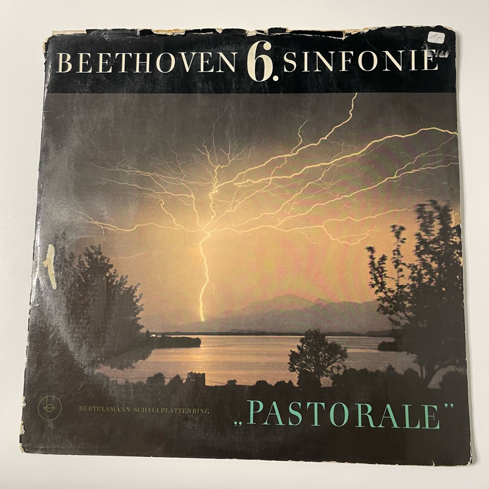 Винтажная виниловая пластинка LP Beethoven Бетховен, London Philharmonic Promenade Orchestra, Sir Adrian Boult 6. Симфония Sinfonie (Германия 1970)