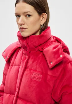 Куртка утепленная женская TOMMY JEANS TJW QUILTED VELVET P
