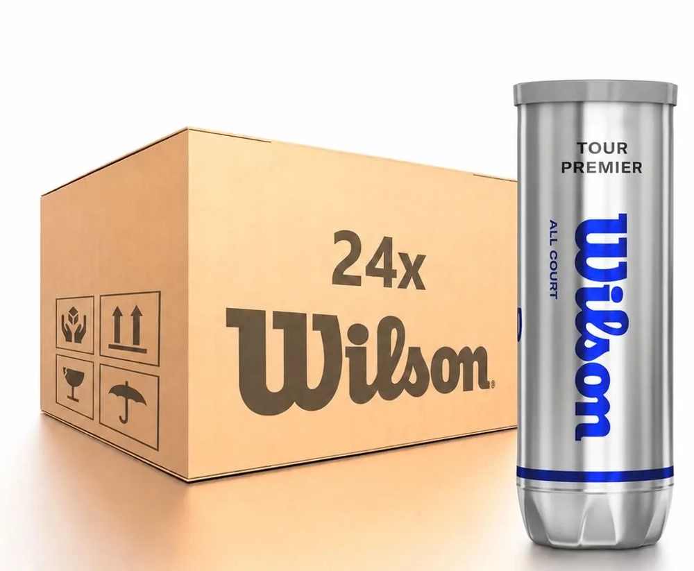 Упаковка теннисных мячей Wilson Tour Premier All Court - 24 x 3B