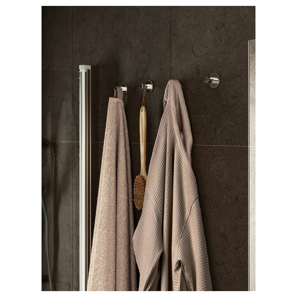 IKEA SKOGHALL  (ИКЕА СКОГХАЛЛ)  -  Самоклеящийся крючок - хром