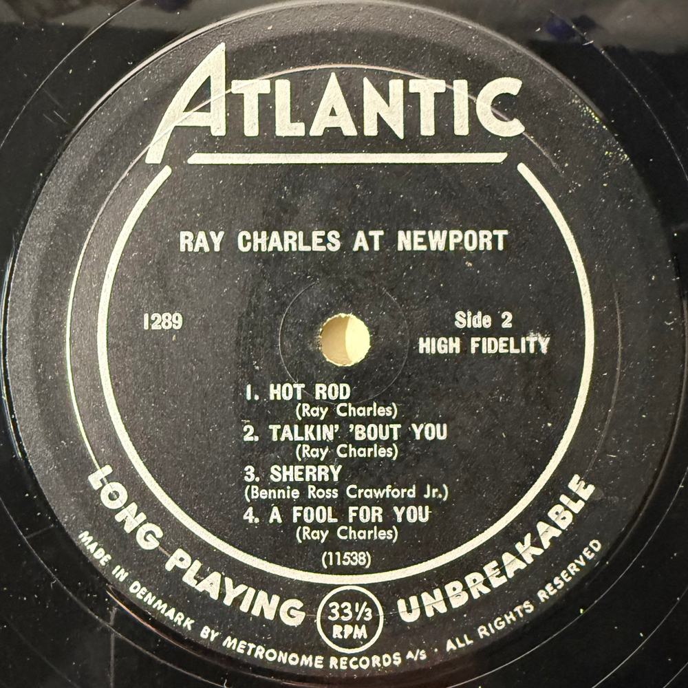 Ray Charles ‎– Ray Charles At Newport (Дания)