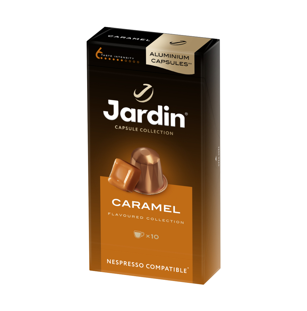 цена Кофе в капсулах Jardin Caramel, 10 капсул для кофемашин Nespresso
