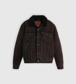 Куртка джинсовая утепленная мужская LEVI'S TYPE 3 SHERPA TRUCKER BUILT TO LAST SHER