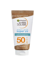 Крем для лица Ambre Solaire Anti-Age super UV SPF 50 с гиалуроновой кислотой 50 мл (Из Финляндии)