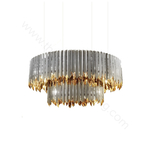 Pendant design lamp  Tom Kirk Facet by Innermost D80 (2 level/Silver)