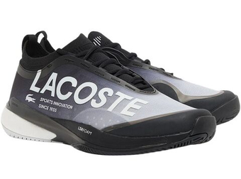 Мужские кроссовки теннисные Lacoste AG-LT25 Lite - black/white