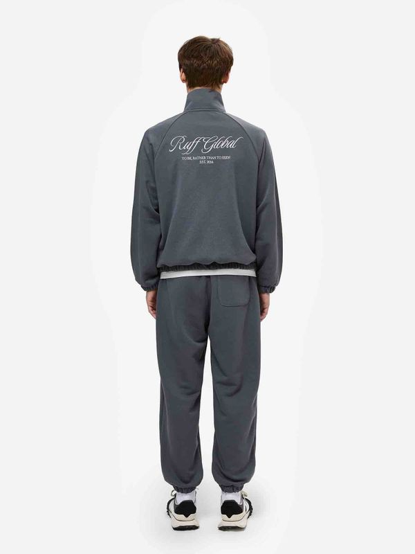 Толстовка Full Zip темно-серая - фото 6