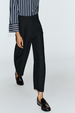 БРЮКИ BARREL С ВЫСОКОЙ ПОСАДКОЙ — ZARA