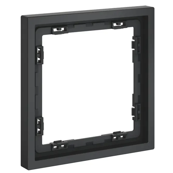 Рамка пластиковая на 1 пост Voltum S70 Графит VLS100107