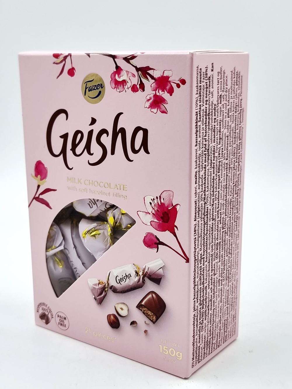 Конфеты Karl Fazer Milk Chocolate молочный шоколад с начинкой из тертого ореха 150 г (Из Финляндии)