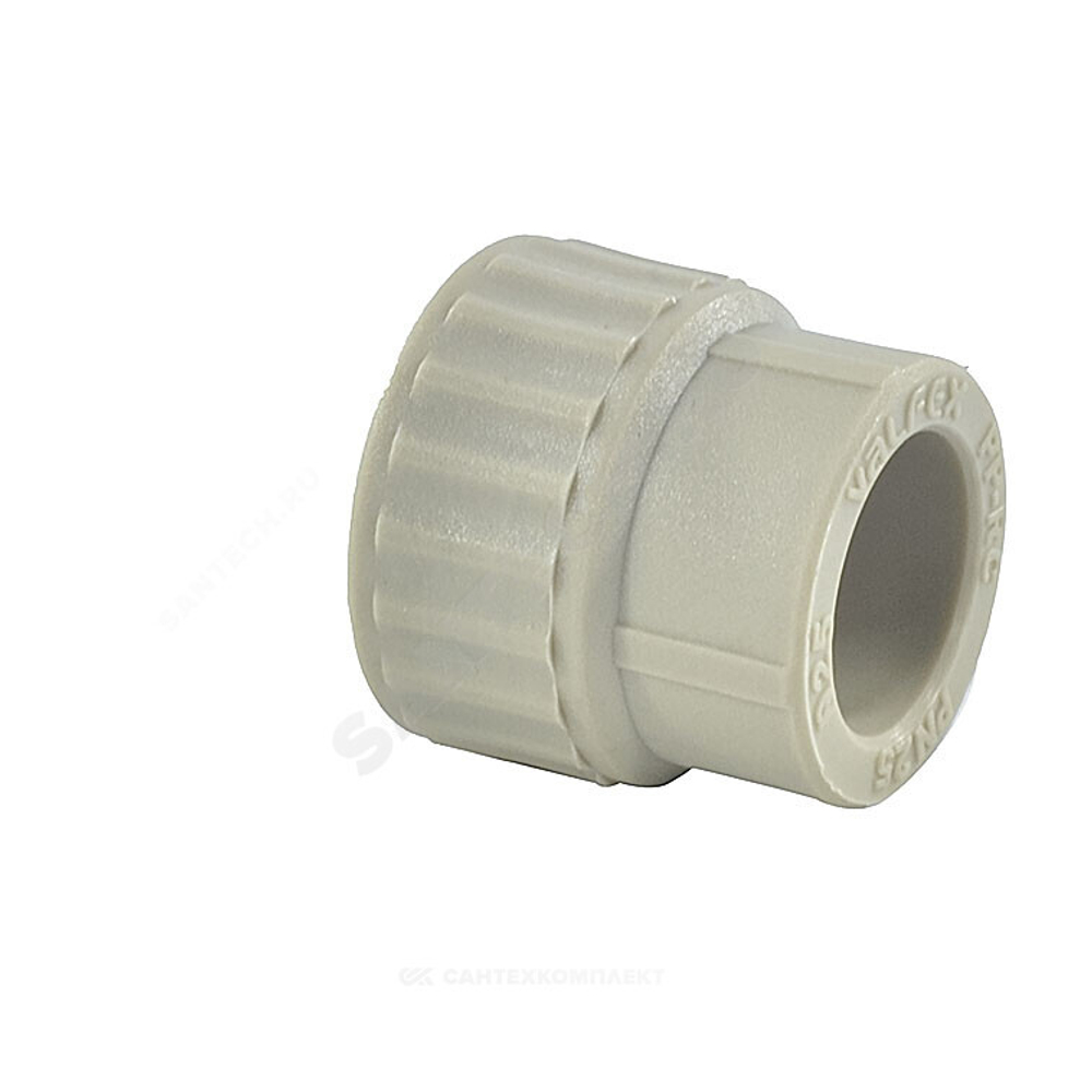 Муфта PP-R комбинированная серая Дн 25х1/2" ВР VALFEX 10129125Г