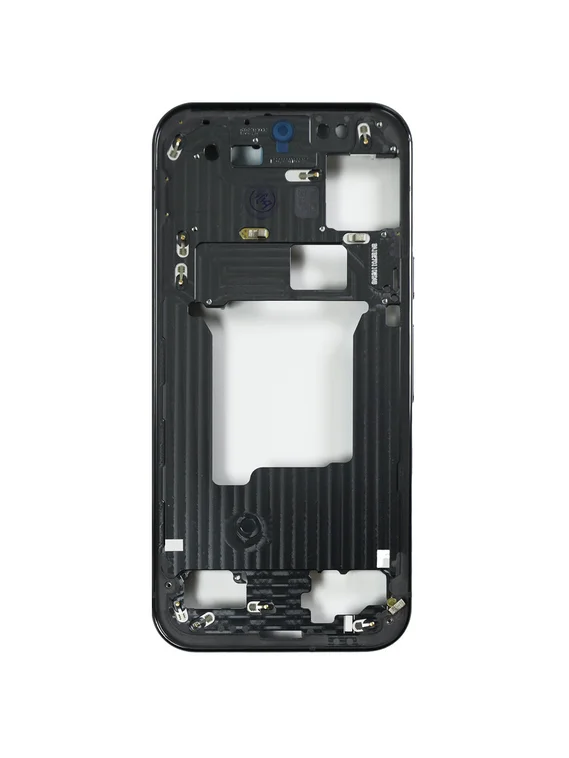 Средняя часть корпуса (рамка) для Google Pixel 9 Pro черная (Obsidian)