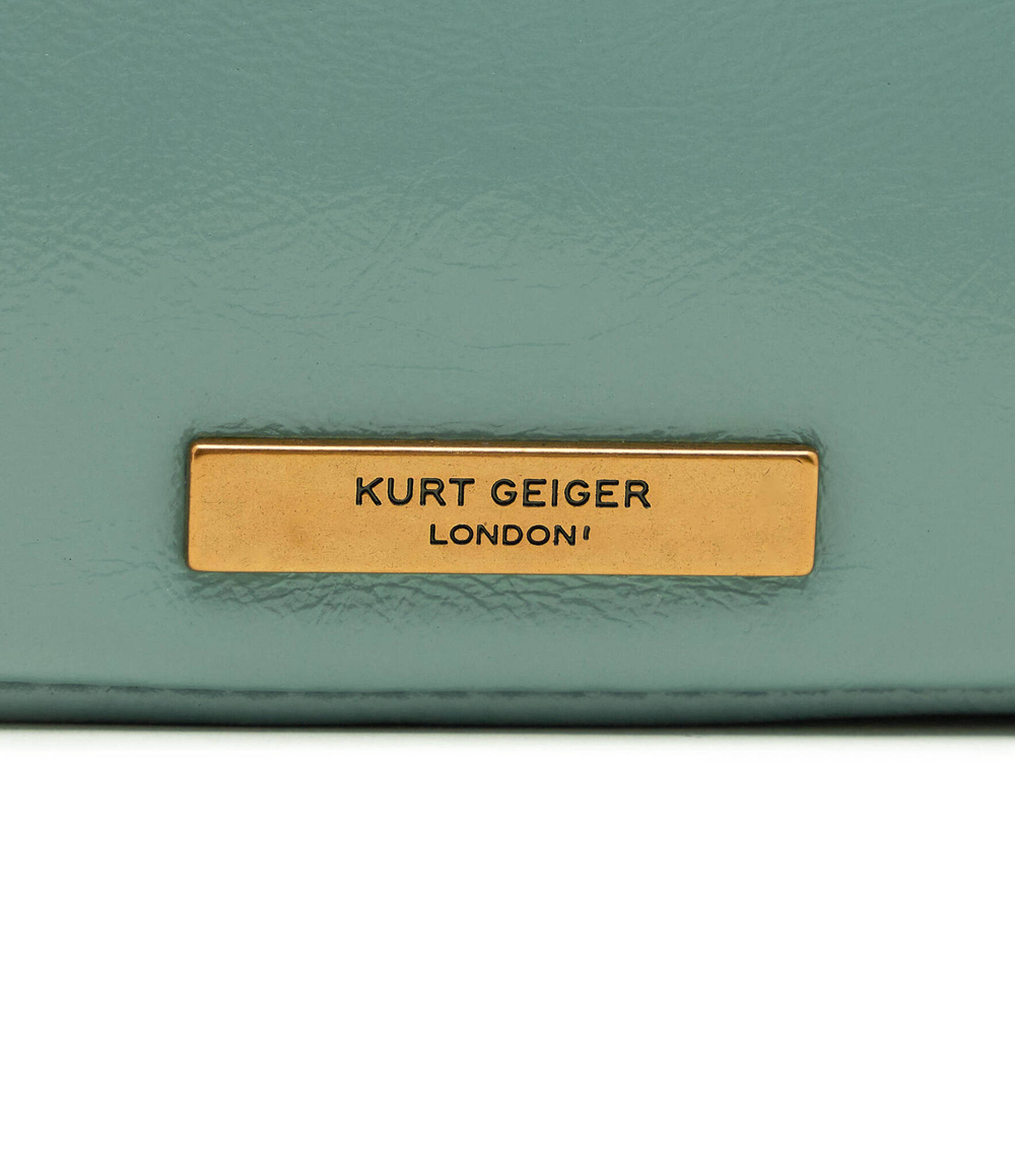 Кожаная сумка через плечо MINI KENSINGTON Kurt Geiger - голубой(846382109)