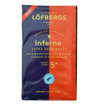 Кофе молотый Lofbergs INFERNO EXTRA DARK ROAST, 450 г (из Финляндии)