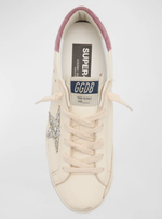 Женские кеды Superstar Glitter Leather Low-Top Sneakers