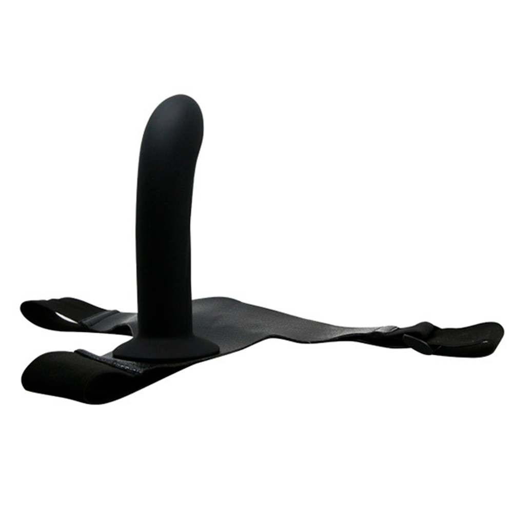 Женский страпон 16,8см на эластичных ремнях Baile Ultra Harness Karin Dildo BW-022051