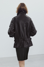 КУРТКА-БАЙКЕР ИЗ ИИСКУССТВЕННОЙ КОЖИ — ZW COLLECTION — ZARA