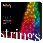 Умная гирлянда Twinkly Strings Multicolor Edition 100 LED RGB 8 м IP44 Black
