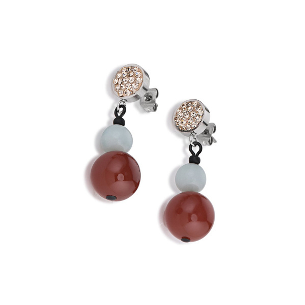 *Серьги Coeur de Lion Multicolor Gemstone *4888/21-1561