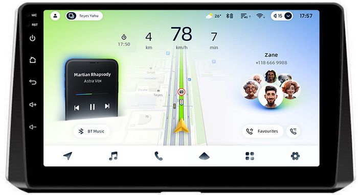 Магнитола для Toyota Corolla E210 2019-2024+, Corolla Cross - Teyes CC4L-DTS монитор 10.1" IPS, Android 14, Быстрая, Snapdragon 662, CarPlay, 4G SIM-слот
