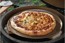 Керамический гриль Big Green Egg L Large (большой), 46 см, ножки с рукояткой, столики