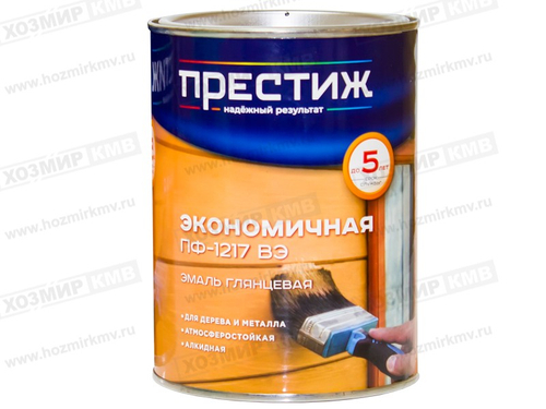 (ПРЕСТИЖ) ПФ-1217 ВЭ Эмаль черная 1,9 кг
