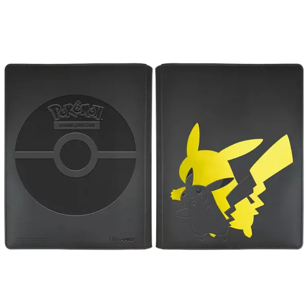 Альбом для хранения карт на молнии Elite Series: Pikachu 9-Pocket Zippered PRO-Binder