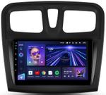 Магнитола для Renault Logan 2, Sandero 2 2014+ (рамка 9) - Teyes CC3L на Android 10, CarPlay, 4G SIM-слот