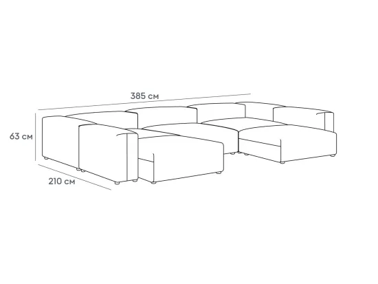Модульный диван Sorrento 950561