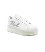 Кожаные кроссовки kapri kushion signia pearl logo lo Karl Lagerfeld - белый(KL62610P)