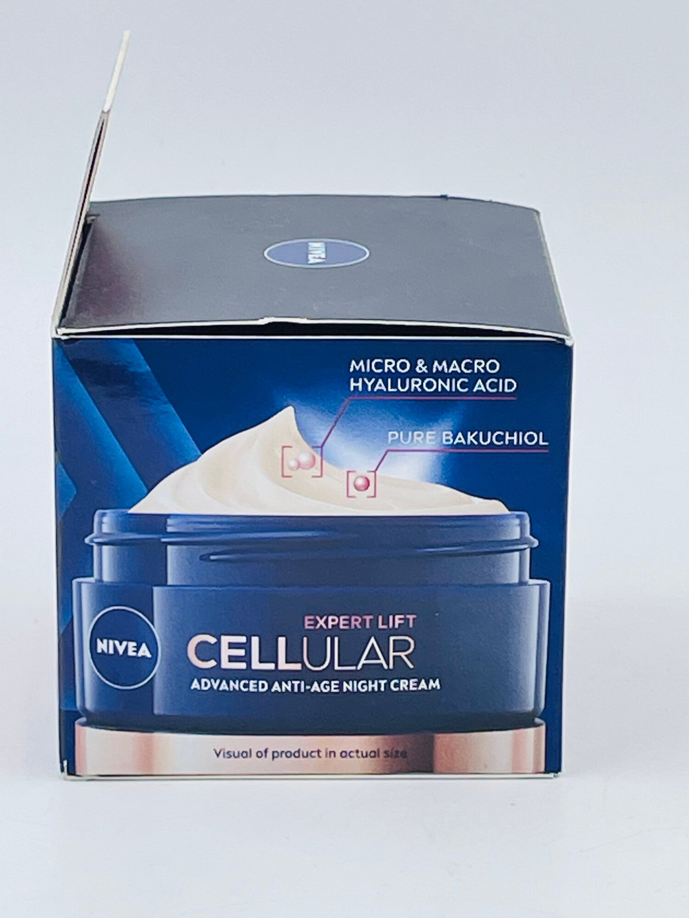 Ночной крем NIVEA Cellular Expert Lift антивозрастной с бакучиолом и 2 видами гиалуроновой кислоты, 50 мл (Германия)