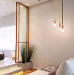 Pendant design lamp Ash  (Black)
