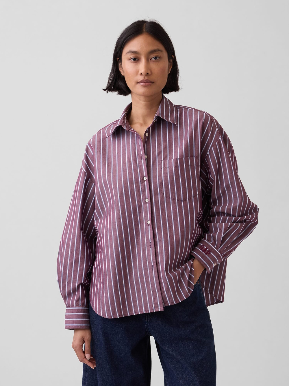 Рубашка из Poplin Oversized - GAP