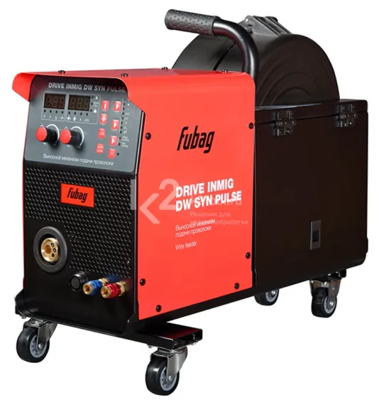 Сварочный полуавтомат инвертор Fubag INMIG 500T DW SYN PULSE + DRIVE INMIG DW SYN PULSE + шланг-пакет 5 м + горелка FB 400, 3 м