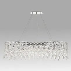 Подвесная люстра Abril ABRIL SP12 L1200 Crystal Lux