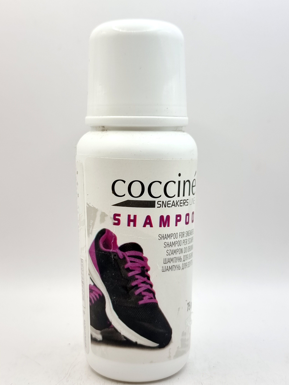 Coccine SNEAKERS SHAMPOO Шампунь для обуви 75 мл (из Финляндии)