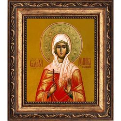 Домника (Домнина) Аназаровская (Киликийская) мученица. Икона на холсте.