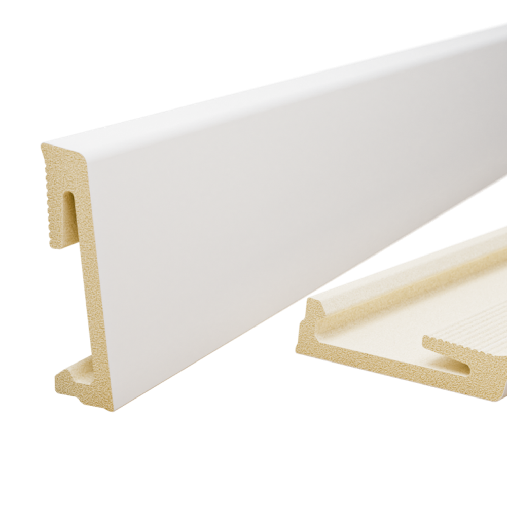 Плинтус SALAG ALPHA white 60 мм