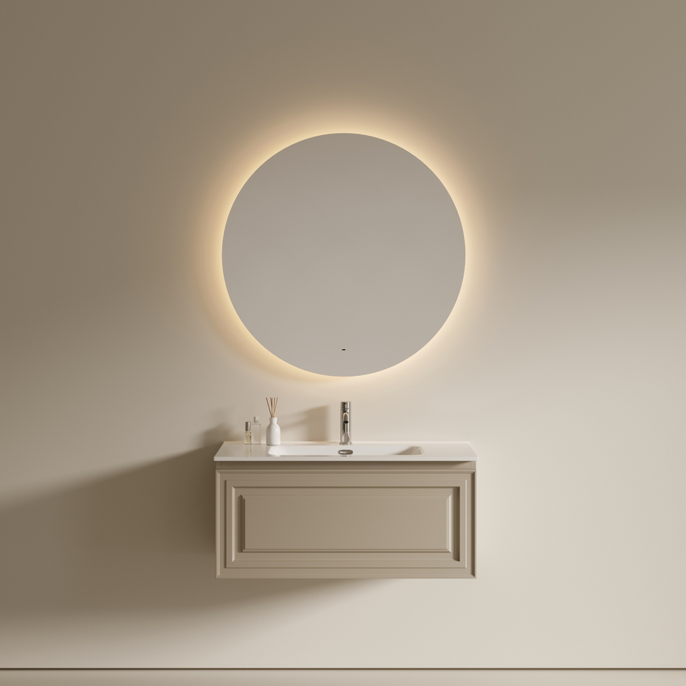Зеркало для ванной комнаты SANCOS Сфера 2.0 (Сфера (Sfera) 2.0) D900 led подсветка 2700K/4000K/5000K SF2.900