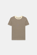 МИНИМАЛИСТИЧНАЯ ФУТБОЛКА С КОРОТКИМИ РУКАВАМИ — ZARA