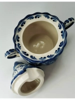 Сахарница с крышкой для соли и сахара Гжель