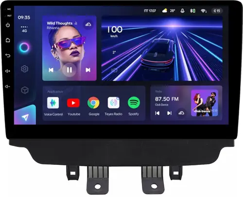 Магнитола для Mazda CX-3 2014-2023 (цветной экран) - Teyes CC3 монитор 10" QLED на Android 10, Быстрая, CarPlay, 4G SIM-слот