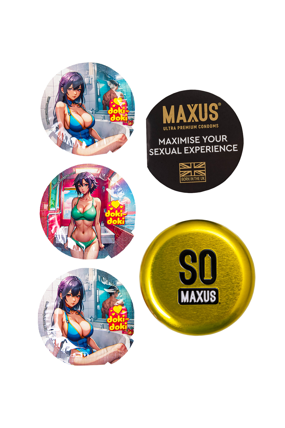 Презервативы Maxus Sensual, анатомические