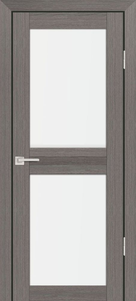 Дверь PS-04 / Цвет Грей Мелинга / белый сатинат / Двери PROFILO PORTE